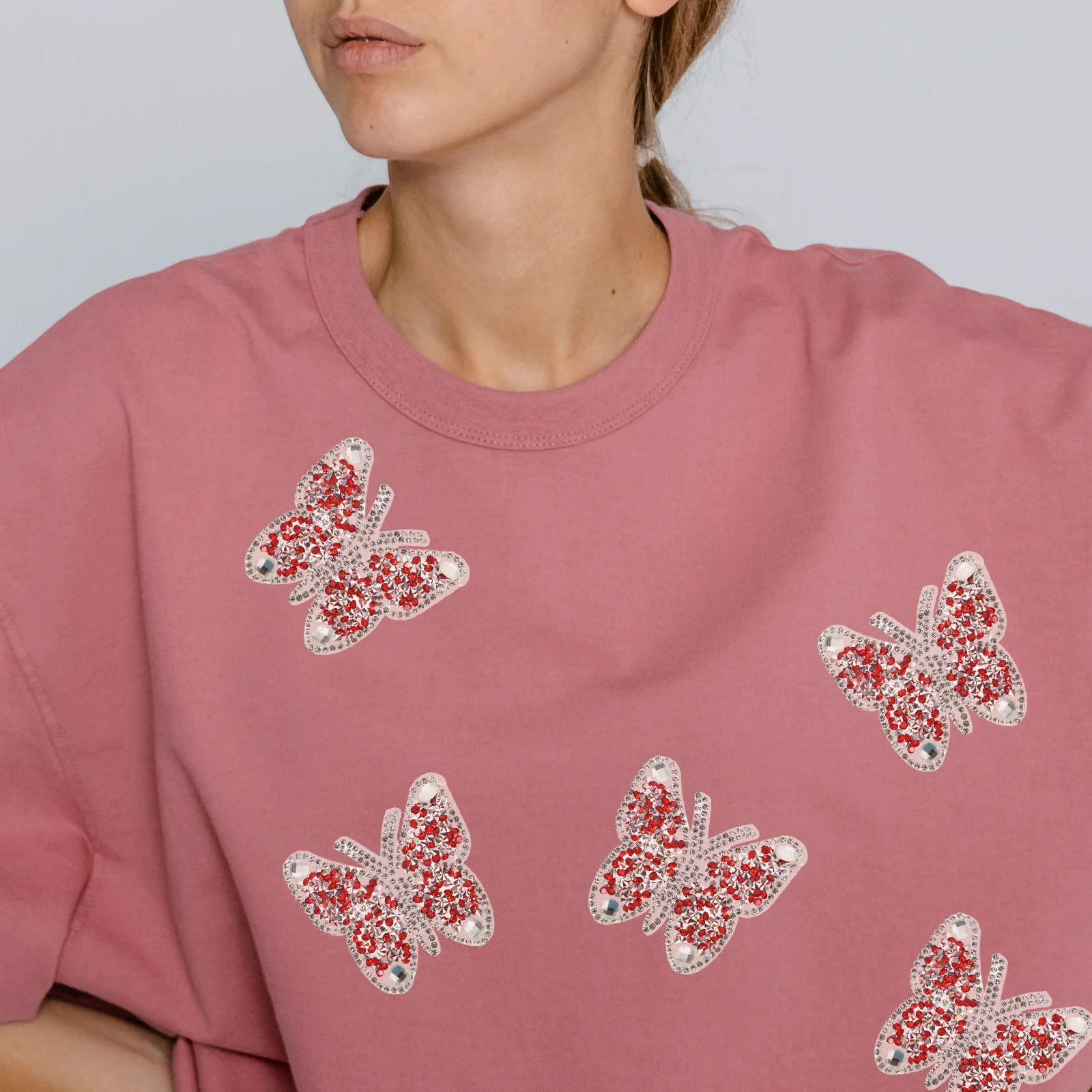 

10Pcs Decorative Butterfly Iron on Embroidered Patches Multi-Function DIY Sewing Clothing Repair Back Coat Patches