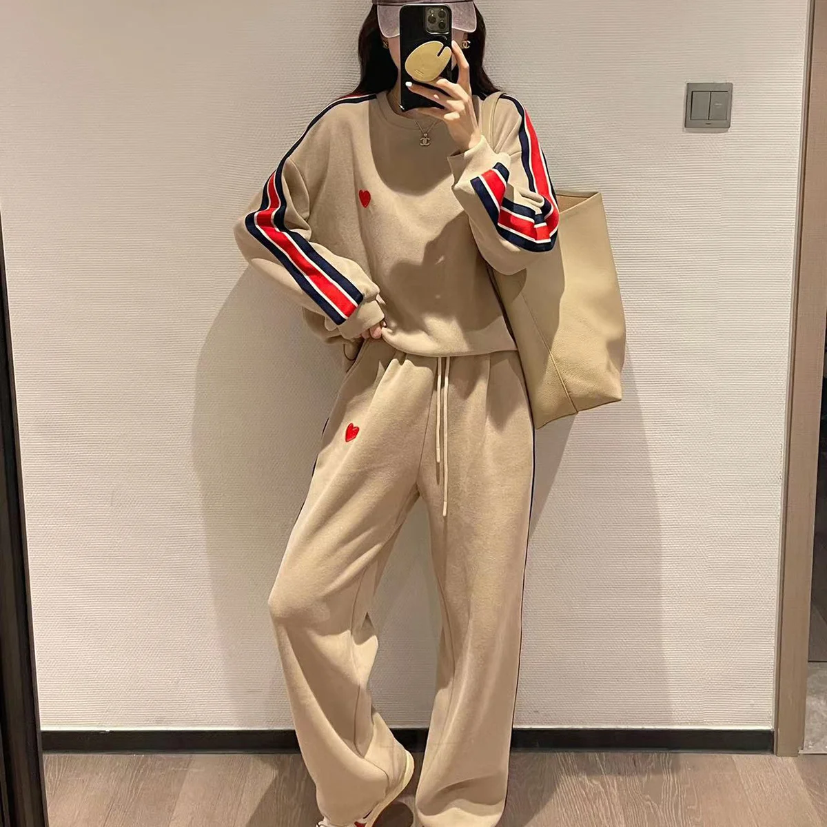 Women Pant Sets 2023 Hoodies Tracksuit Women Two Piece Set Women\'s Winter Set Women\'s Tracksuit Pants Sets Hoodie Women\'s Suit