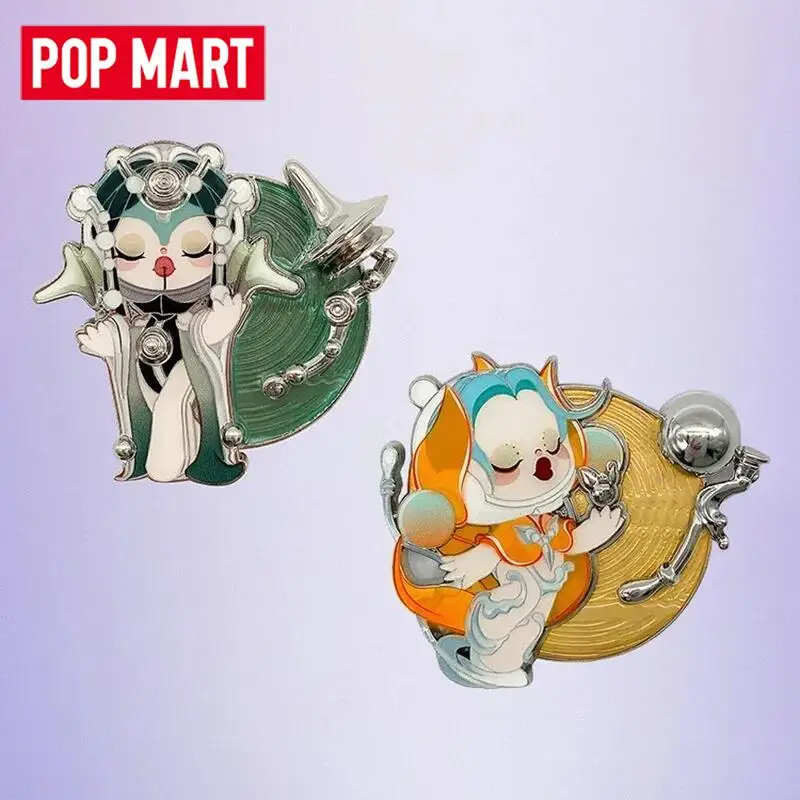 

POPMART SKULLPANDA Sound Series наклейка на холодильник Mystery Box аниме оригинальная фигурка коллекция модель украшения куклы игрушки