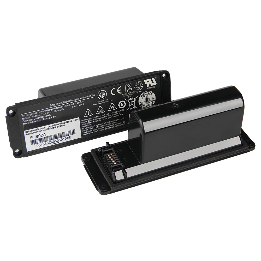 Bateria de substituição para BOSE SoundLink Mini I, Bateria Bluetooth Speaker, 2330mAh, 061384, 063404, 063287, 061386, 061385