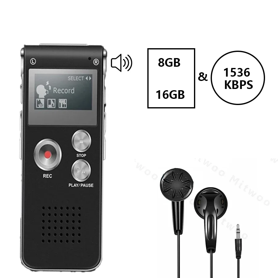 Small Digital Voice Recorder 8gb-32gb U-disk USB Flash Drive Dictaphone Smart Stick Audio Sound Record LoudSpeaker MP3 Player