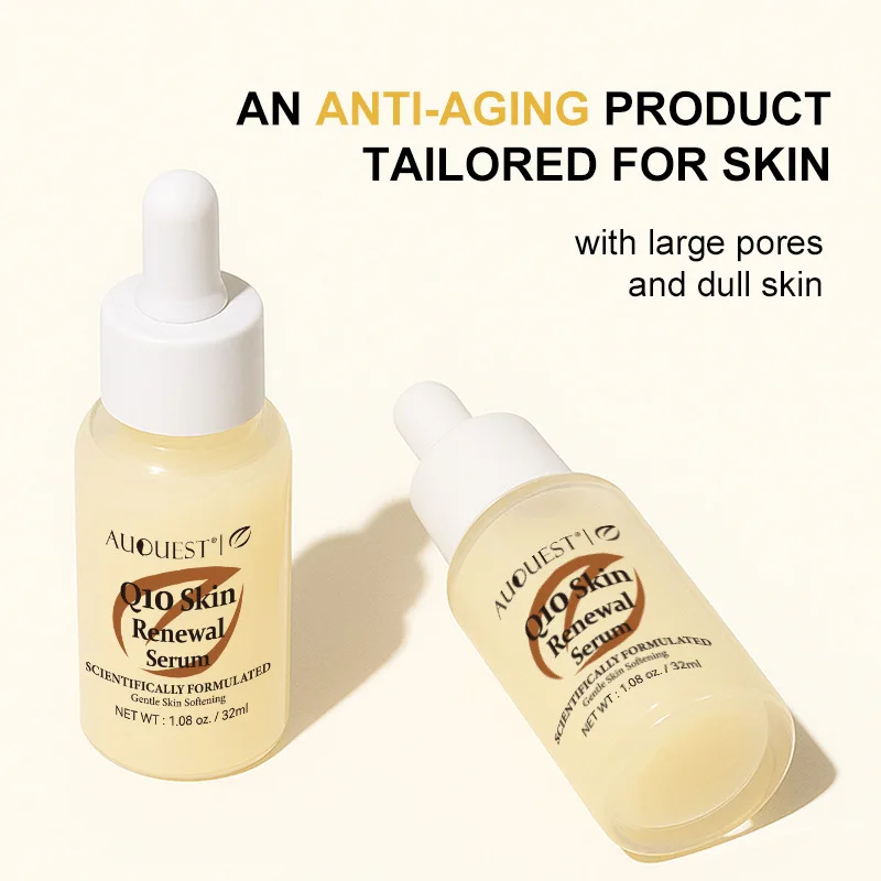 مصل تنشيط الوجه Q10، يرطب ويضيء بشكل مكثف للبشرة المشعة والشبابية، جوهر مضاد للشيخوخة