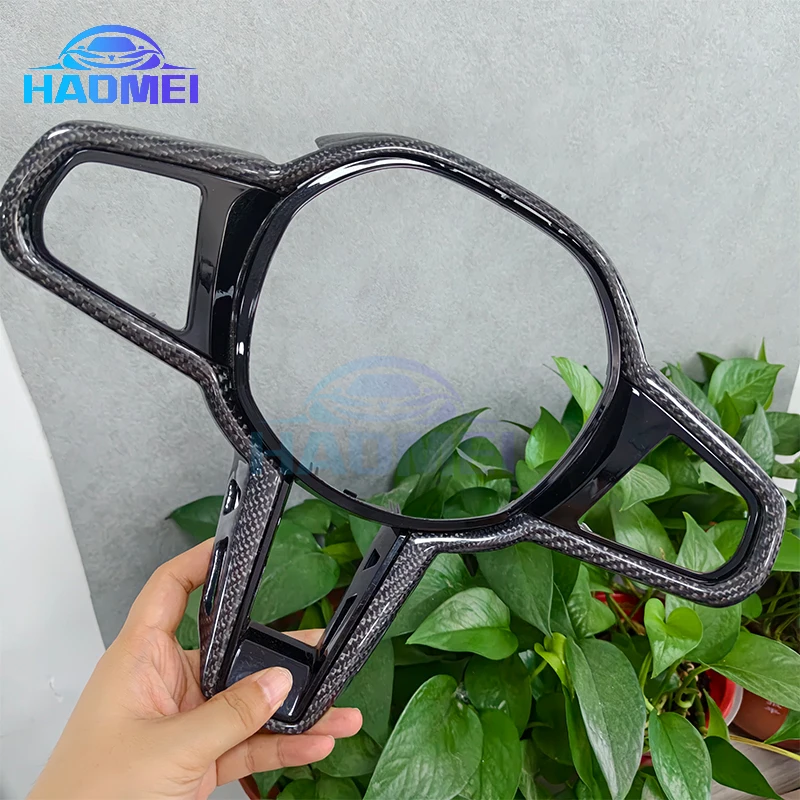 FOR BMW CS Steering Wheel Upgrade Carbon Fiber Black Frame New Style Only Compatible with BMW CS Steering Wheel