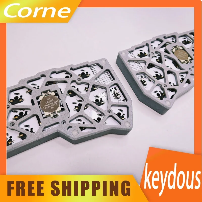 

Corne Wireless Split Keyboard Kit 2.4g Single-Mode Qmk/Via Keydous 42key Customization Keyboard Kit For Computer Accessories