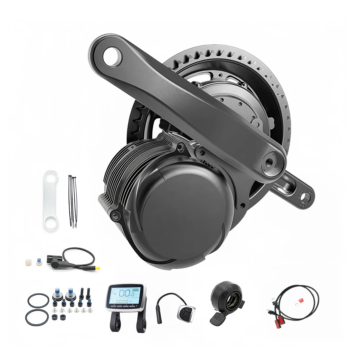 Tongsheng TSDZ8 750 Watt 48V Mid Mount Motor Electric Bike Torque Sensor Conversion Kit for Bottom Bracket 68/73mm Bicycle