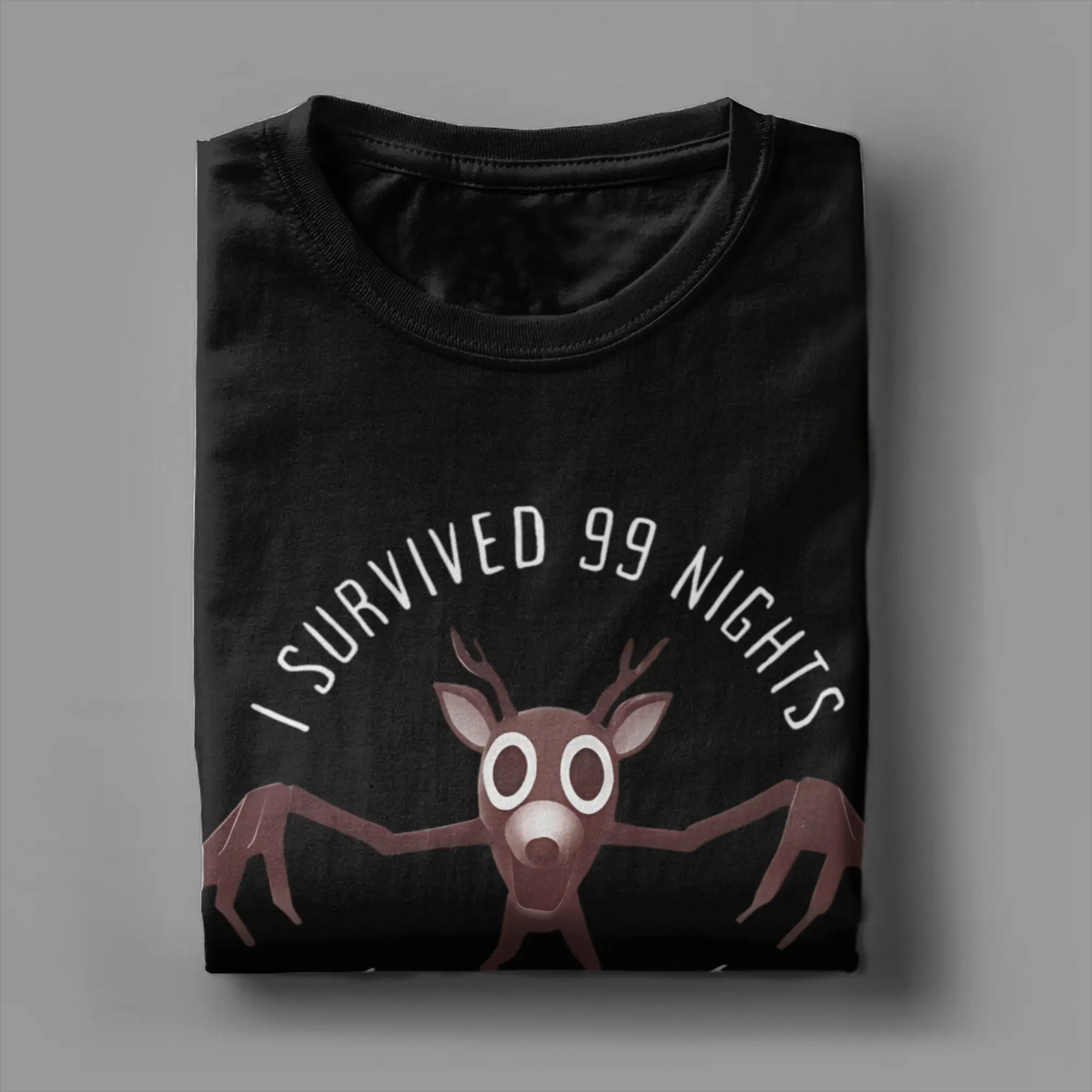 الرجال النساء تي شيرت الغزلان 99 ليال في الغابة الجدة 100% القطن تي شيرت لعبة هالوين تي شيرت س الرقبة بلايز فريدة من نوعها #5