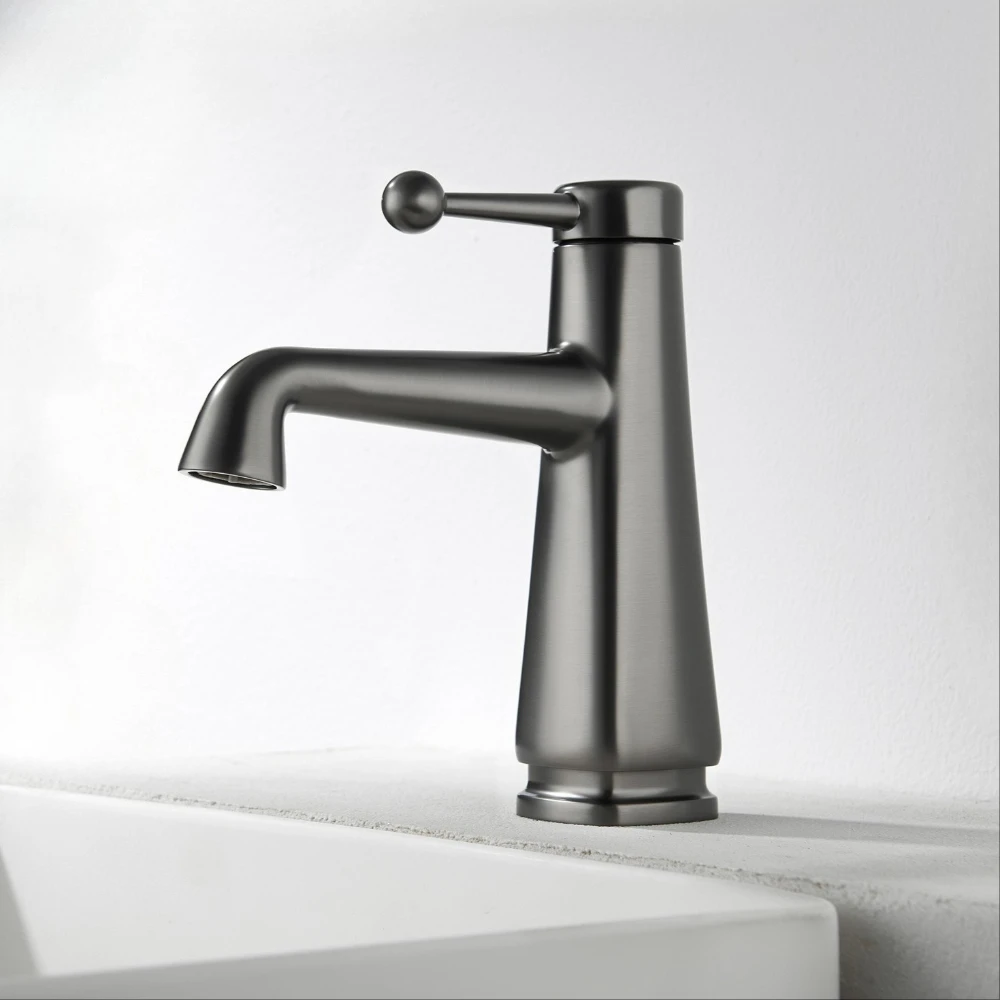 

Латунный смеситель для раковины в ванной комнате, смеситель для горячей и холодной воды цвета макарон