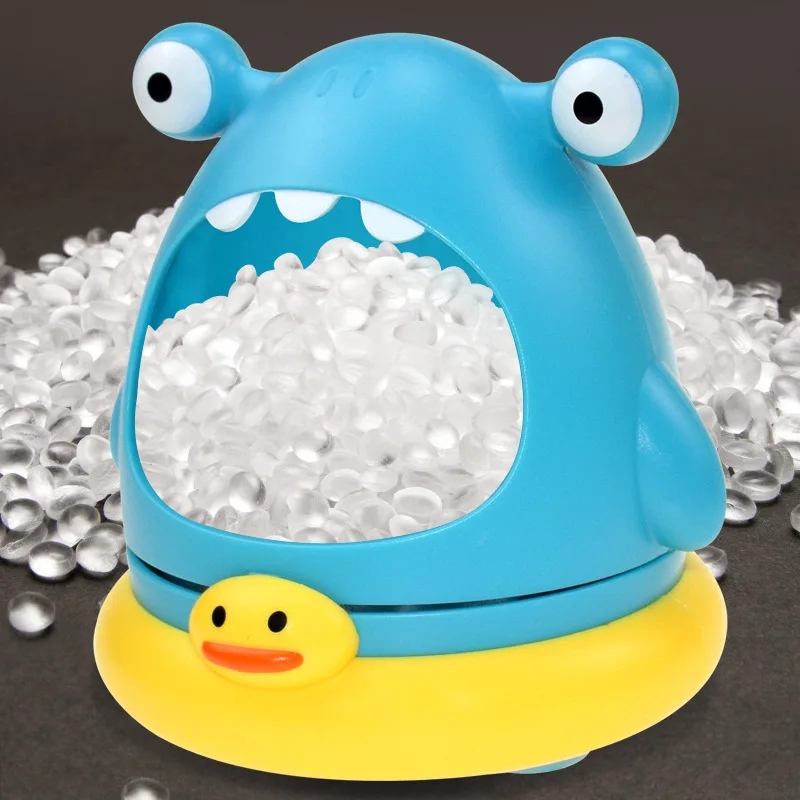 Bubble blowing, shark, crab, bath toy, children's outdoor swimming, crab blowing, foam making machine