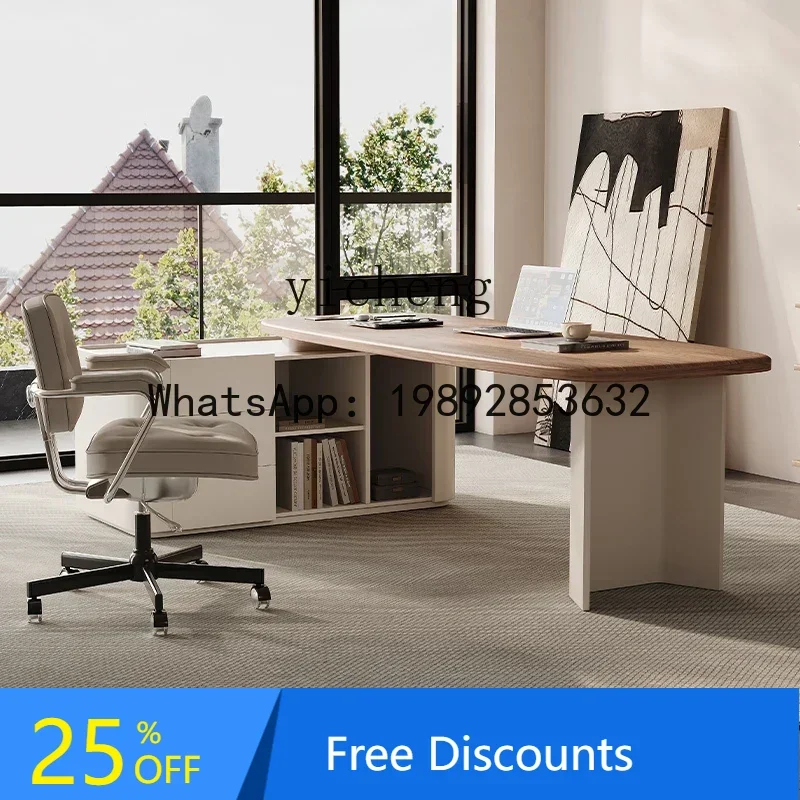 solid wood desk high-end medical beauty consultation table modern simple computer desk