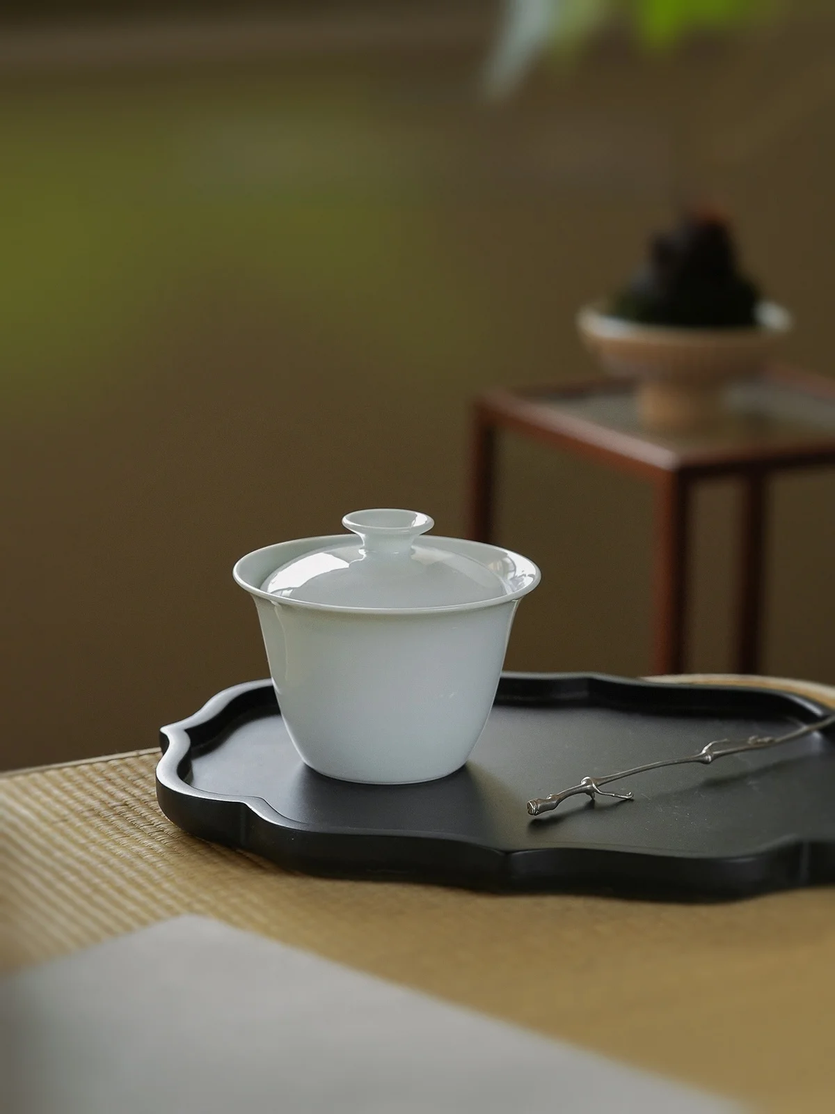 

Handmade Large 20ml Sweet White Glaze Thin-walled Color Glaze Tea Set Tea Brewing Device Jingdezhen Cerc Cover Bowl