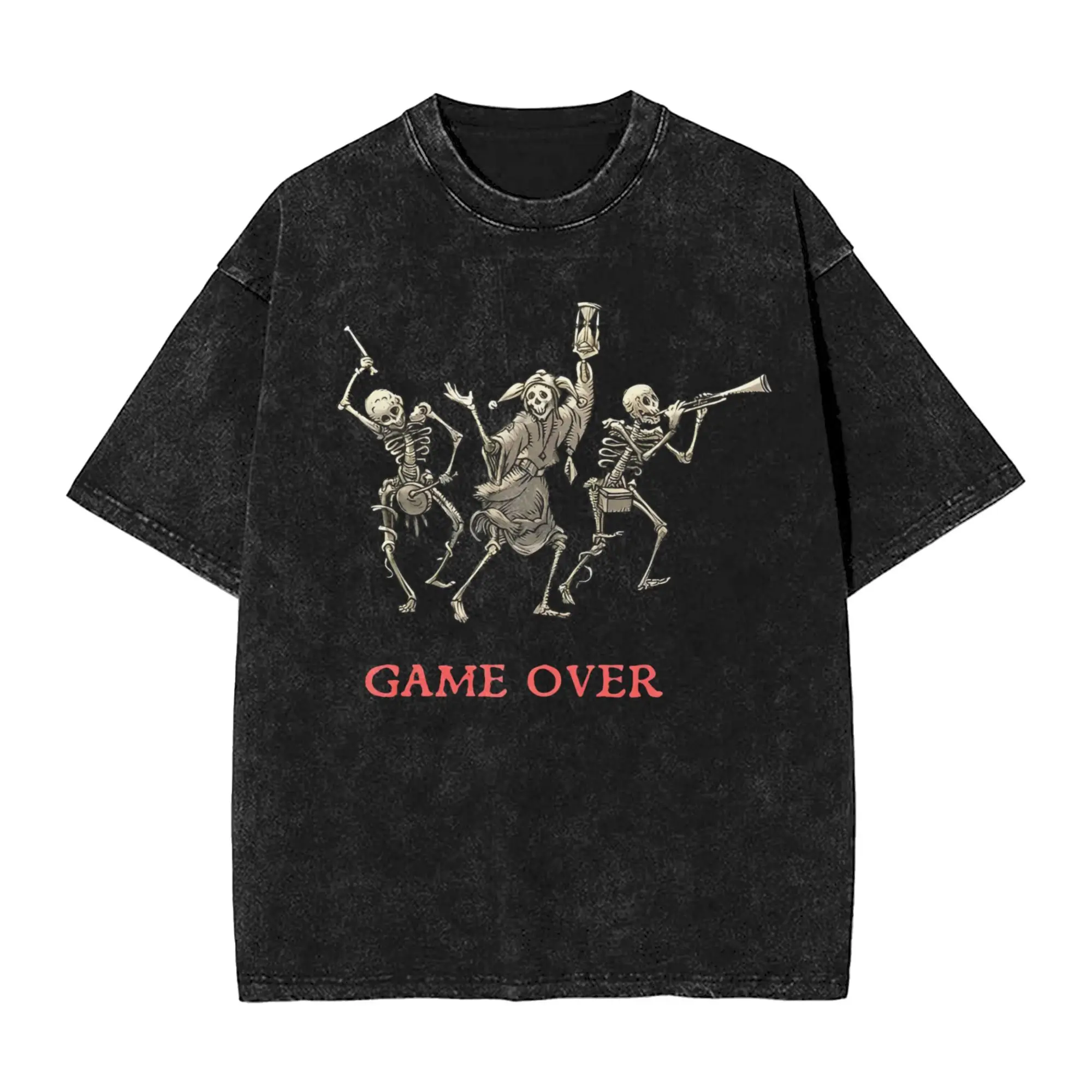 kingdom come deliverance death screen T-Shirt Hippie T Shirts Short Sleeve Aesthetic Tops Summer Casual O Neck Big Size Top Tees