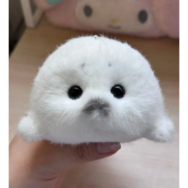 

Cute Seals Plush Keychain Soft Kawaii Seal Plushie Animal Pendant Car Ornaments Fashion Stuffed Doll Keyring Car Key Accessories