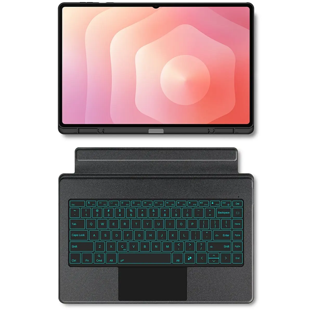 

Чехол-клавиатура A10R TouchPad для Samsung Galaxy Tab S11 / S11 Ultra SM-X730 X736B 2025 с держателем для стилуса, 14.6 дюймов