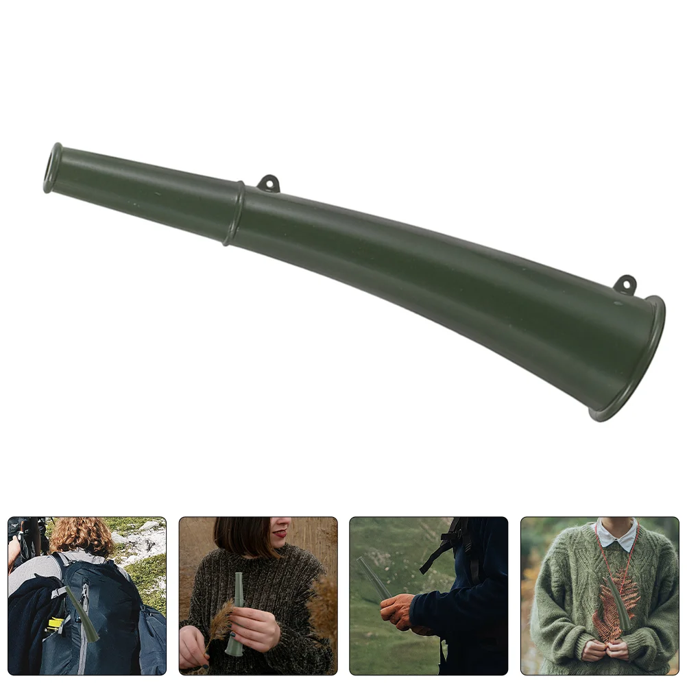 

1PC Outdoor Green Portable Horn for Football Games Distance Sound Transmission Lightweight Plastic Noise Maker