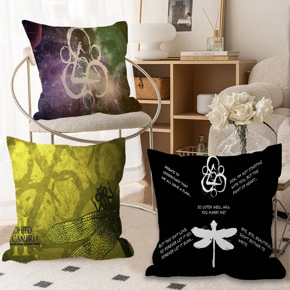 Cool Band Coheed And Cambria Maple Design Cushion Cover Happy Autumn Harvest decor Holiday Decorati Pillow Cover