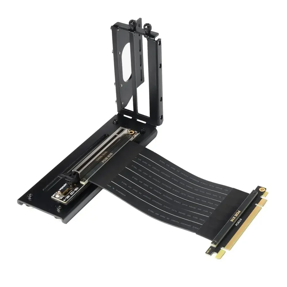 

Переходной кабель PCIe, удлинитель PCI Express 3,0 X16, гибкий высокоскоростной 90-градусный переходной кабель GUP для вертикальной видеокарты