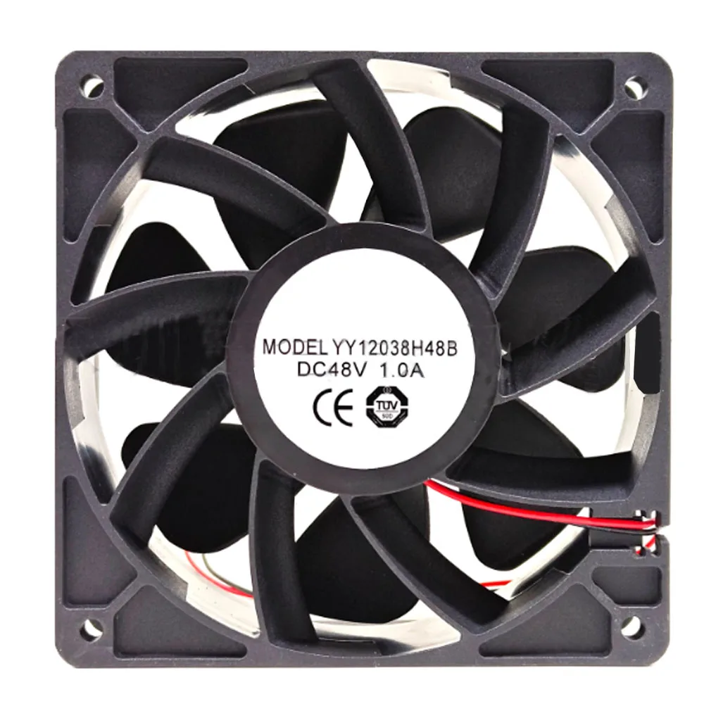 Cooling Fan For SNOWFAN YY12038H48B DC48V 0.15A/0.2A/0.25A/0.4A/0.9A/1A/1.21A 2/3/4 Lines New