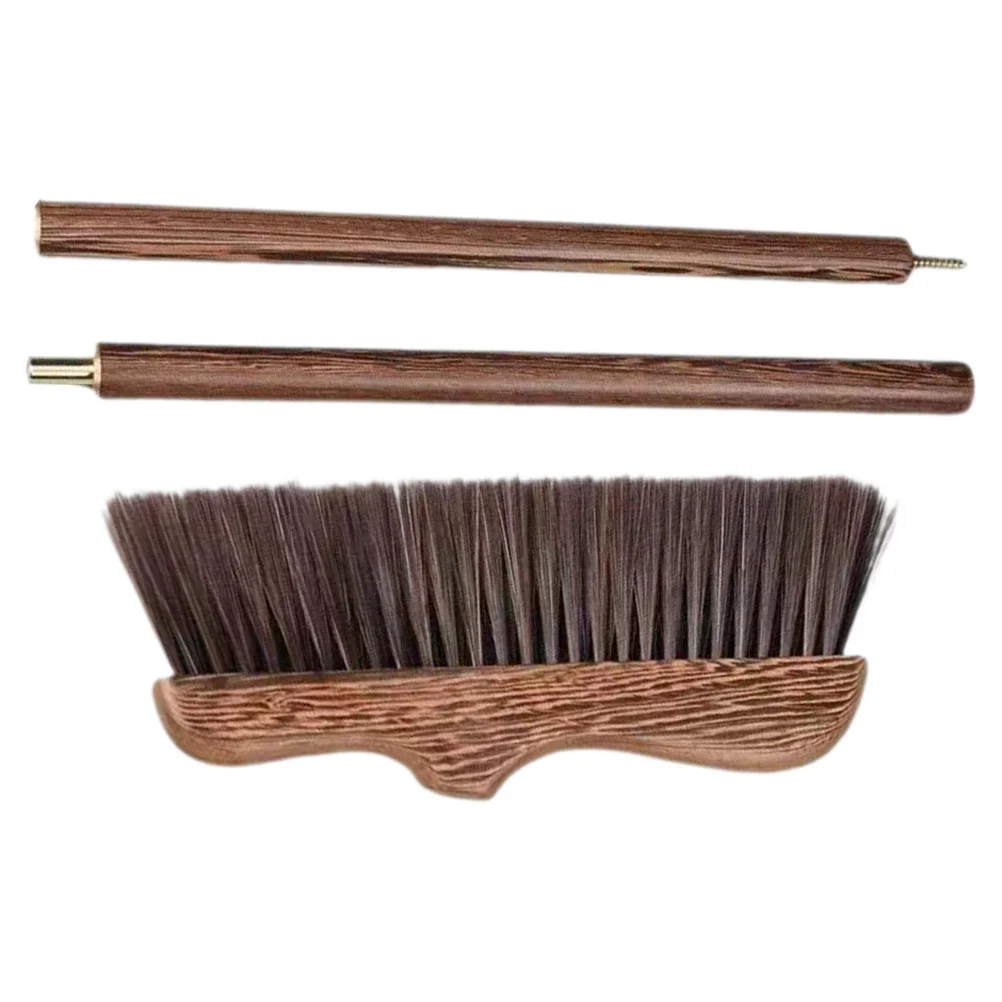 Wood Broom Sidewalk Sofa Sweeping Floor Hair Furniture Cleaning Brush Decking for Patio Scrubbing Wooden Dust