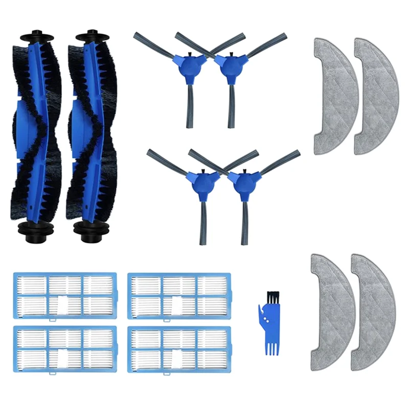 Piezas de repuesto para Robot aspirador Ultenic D5 Series D5S D5S Pro D5S Pro +, cepillo lateral principal, filtro Hepa, trapo de fregona
