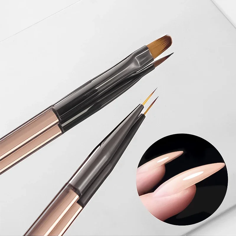 1/2Pcs Dual Ended Nail Art Bru - đánh giá và giá Nail Art Kaki
