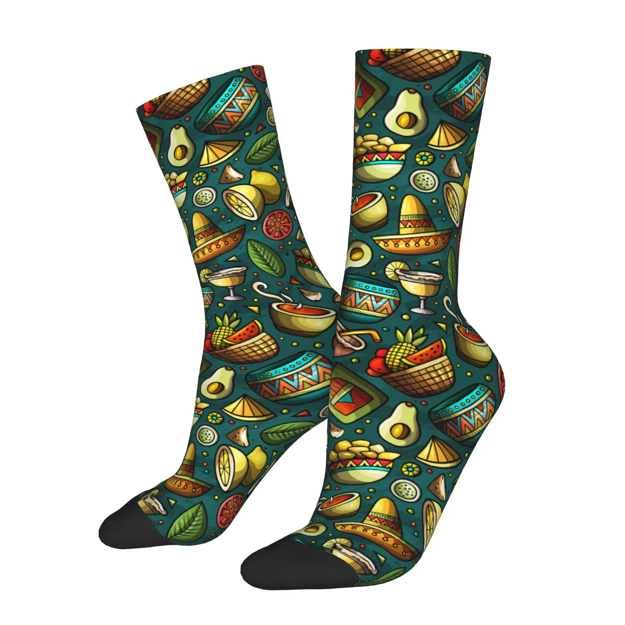 

Cinco De Mayo Mexican Festivals Sock Printed Man Polyester Fashion