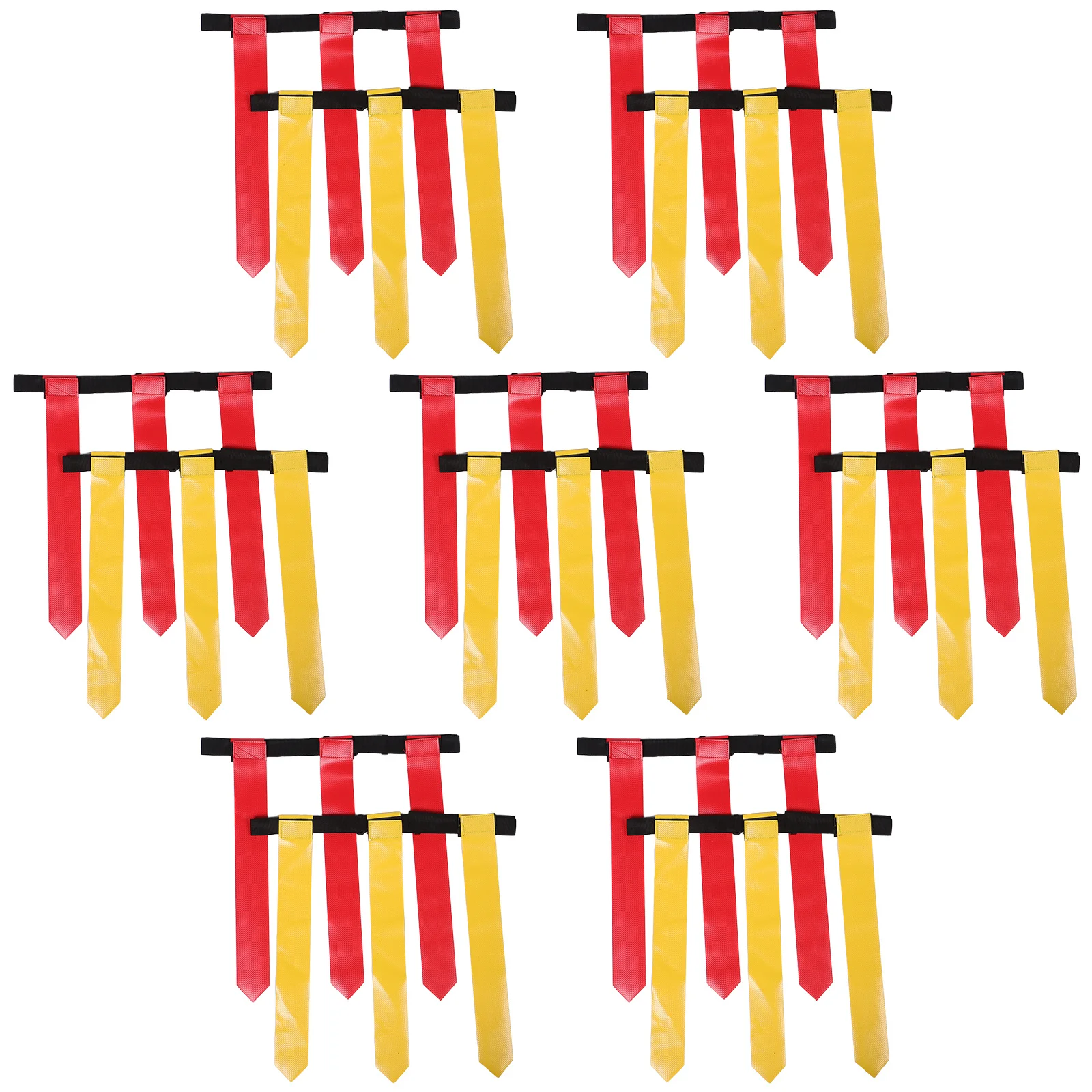

14Pcs Adjustable Football Flag Belts for Youth and Adults High Elastic Waist Belt with Bright Contrast Flags for Flag Football