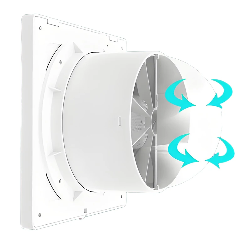 220V EU/UK/AU 4"6" Electric Exhaust Fan Toilet Powerful Mute Extractor Household Wall Kitchen Inbline Duct Fan Ventilation Fan