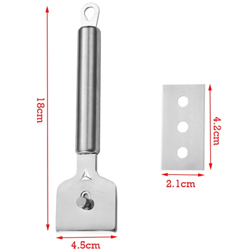 3Pcs Glass Ceramic Scraper Oven Cooker Hob Clean Scrapers Small Cleaning Shovel Knife For Removing Wallpaper Floor Adhesive