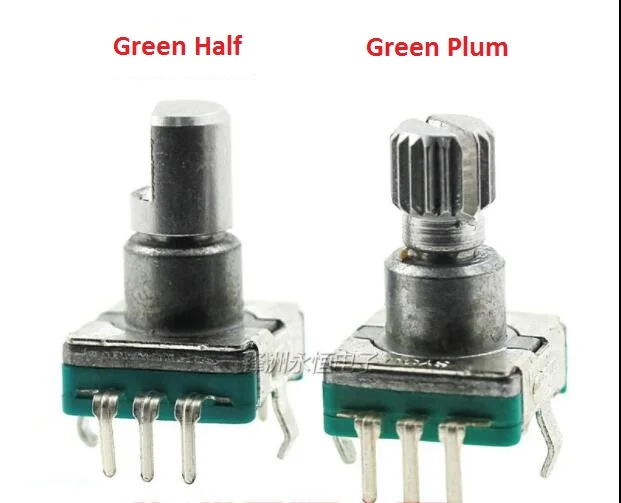 2PCS Digital EC11 Potentiometer Rotary Encoder / Coding For Car DVD Navigation Volume Switch / 360  Encoder