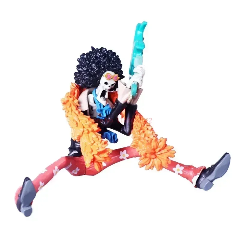 16-23cm One Piece Anime Figure Brooke Black Series Model Dolls Pvc Action Figure Collection Decoration Kids Birthday Toys Gifts