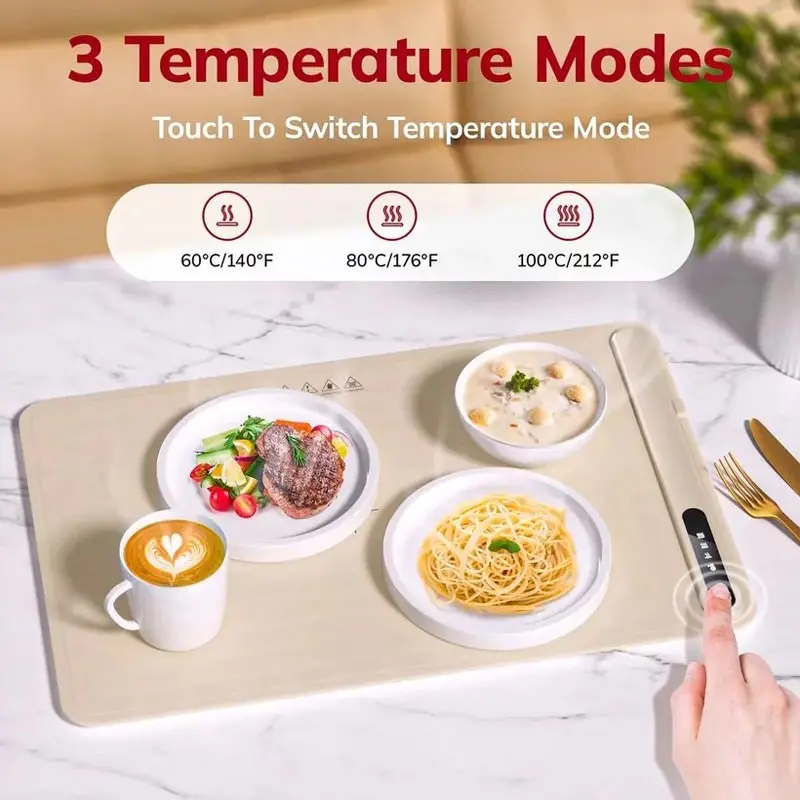 

Fast Heating Food Electric Warming Tray Multifunctional Kitchen Home Table Constant Temperature Heating Plate Kitchen Tools