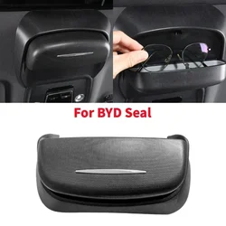 Car Glasses Case Flip ABS Glasses Clip Sunglasses Storage Box For BYD Seal