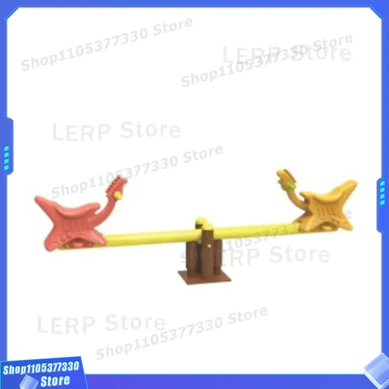 Durable Plastic Metal Seesaw for Kids Indoor Outdoor Playground Equipment Customizable Design High Quality Children Swing Toy