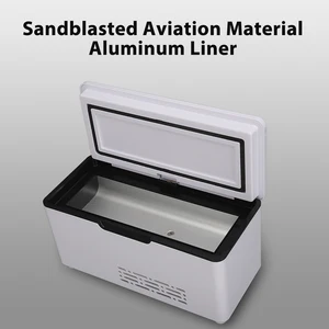 علبة ثلاجة أنسولين محمولة للسيارة ، USB صغير ، درجة حرارة ثابتة ، شاشة LED ، نوع زر ثلاجة الطب أفضل 8 مبردات صغيرة لمبيعات الأدوية - رقم 7