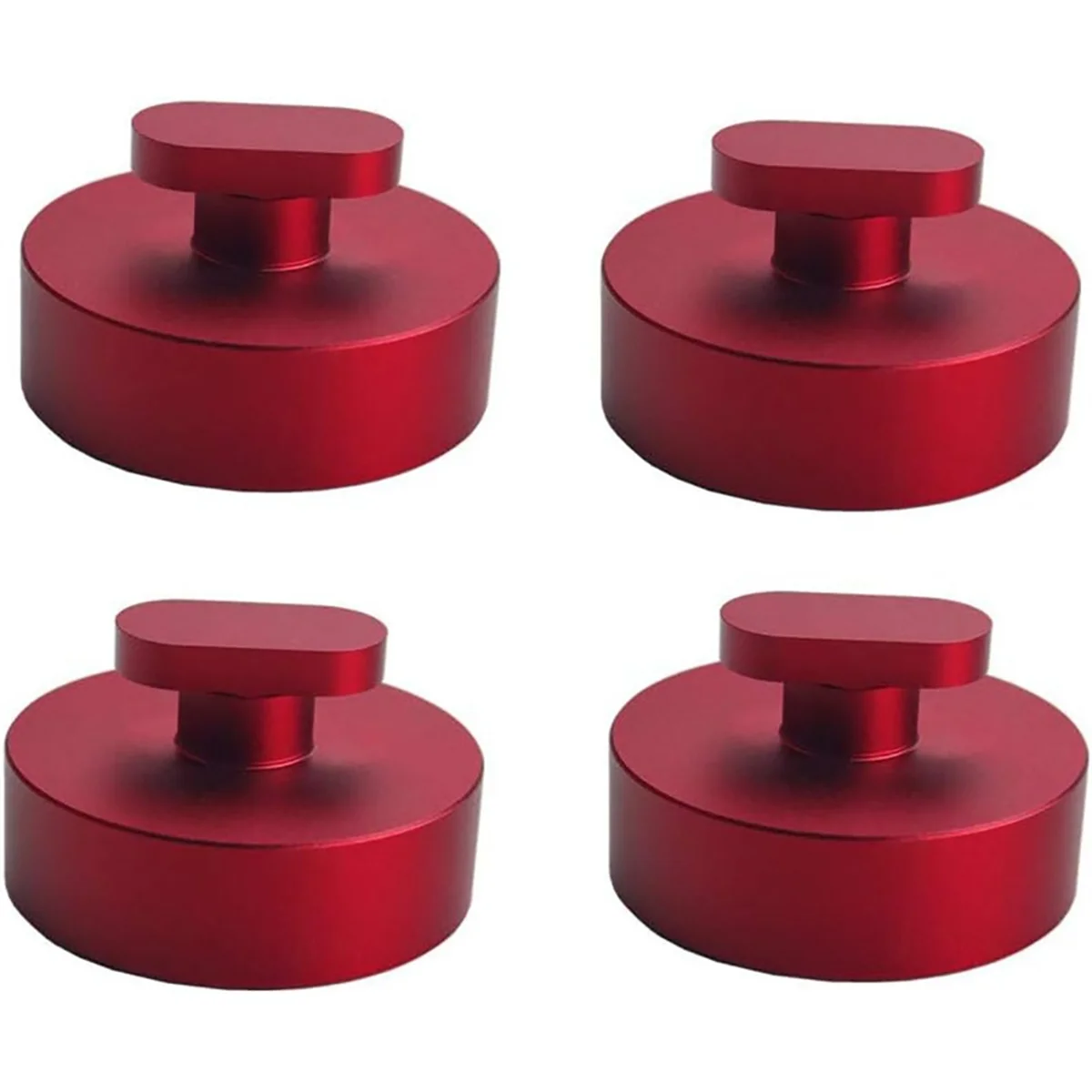 

Auto 4 Pack Red Billet Aluminum Jack Pad Jack for Corvette C5 C6 Z06 Corvette Parts