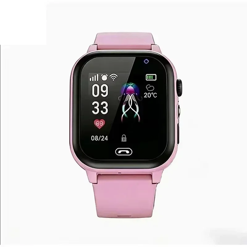 Lenovo Kinder GPS Wasserdichte Smartwatch 4G SIM-Karte Anruf Kamera Mini Elektronische Uhr Geburtstagsgeschenk für Kinder 2026 Neu