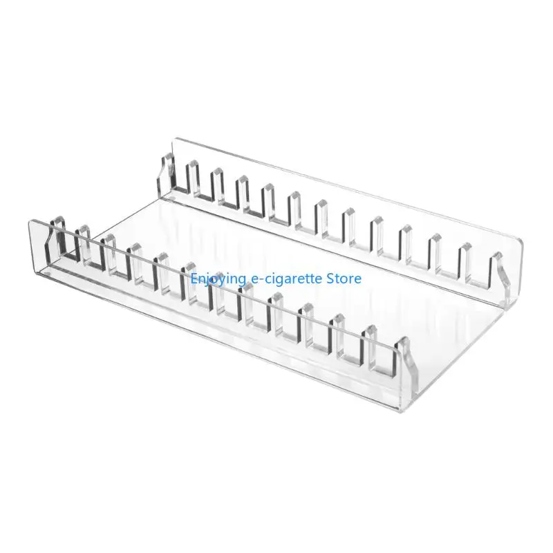 Game Disc Case Holder Acrylic 12 Section Storage Rack with Dividers for Desk, Shelf, and Stand Display Y4QF