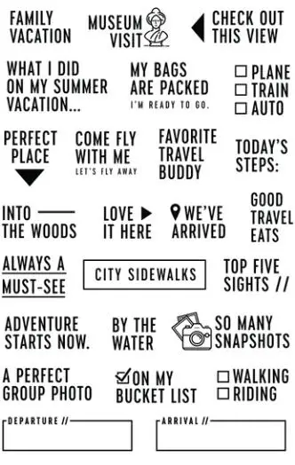 New English Clear Stamp For DIY Scrapbooking/Card Making  A6517