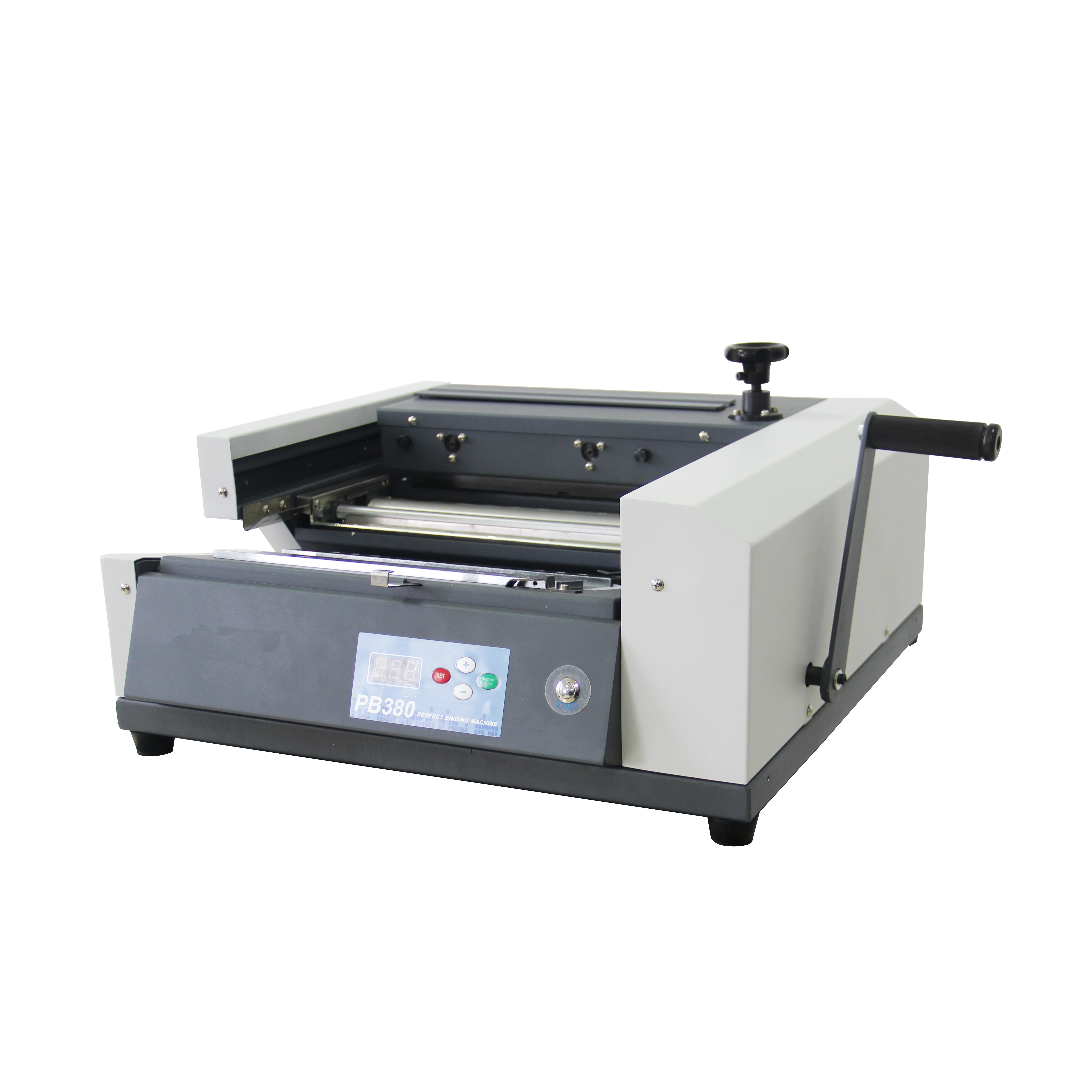U-PB380 Semi-auto Desktop Hot Melt Glue Binding Machine for Books