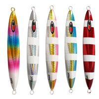 Quality Metal Luminous Deep-sea Boat Fishing200g250gSardine Slider Jigging Lure Long Cast Metal Jig FishingLure Sea Fishing Jigs