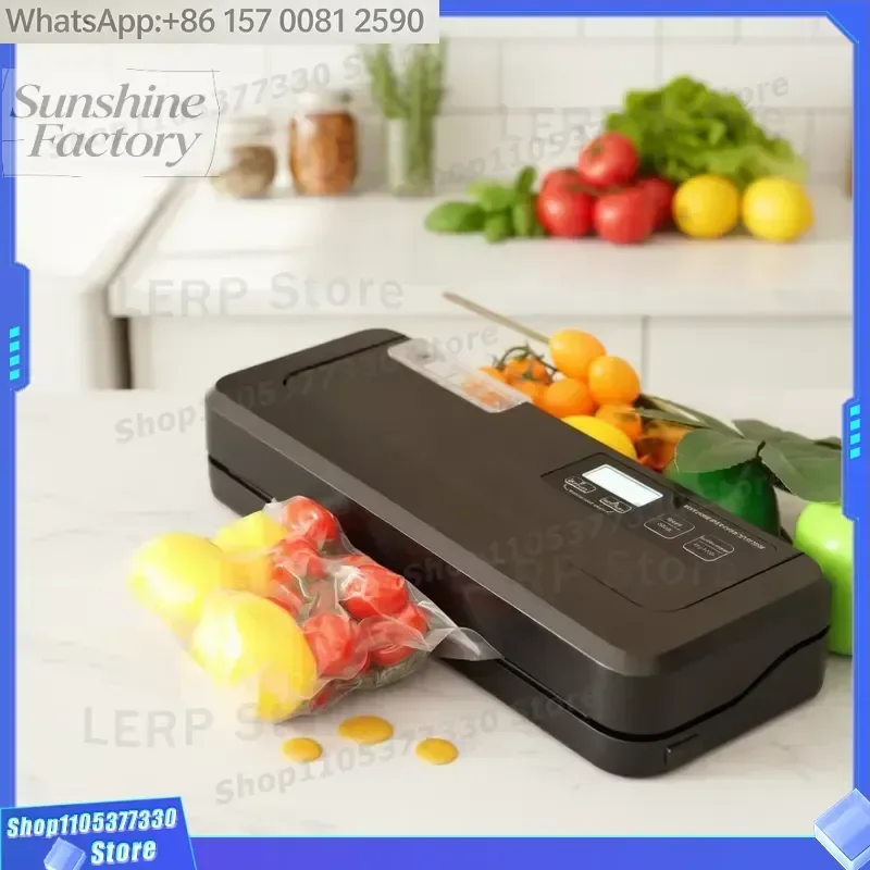 Electric Mini 290mm Compact Design Bag Sealer Automatic Vacuum Food Sealer with Powerful Suction for Household Use