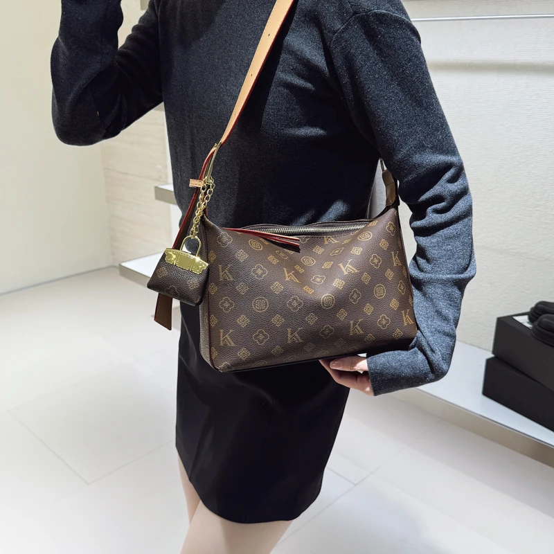 

Женская модная сумка через плечо, кожаная сумка, классическая элегантная сумка-тоут с несколькими карманами, роскошный бренд для женщин