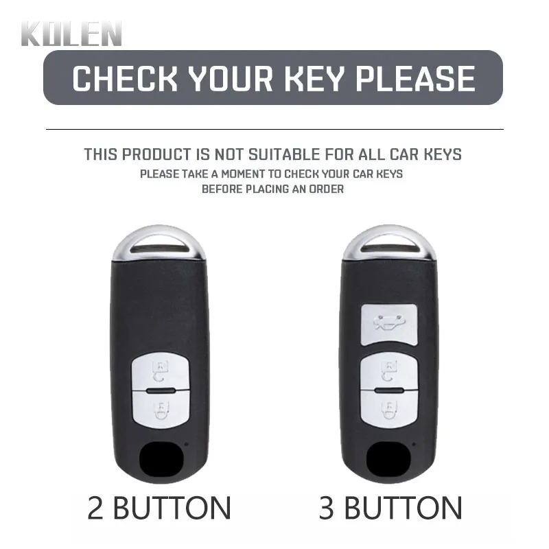 Fashion TPU Car Remote Key Case Cover For Mazda 2 3 6 Atenza Axela Demio CX-5 CX5 CX-3 CX7 CX-9 2015 2016 2018 2019 Accessories view 2