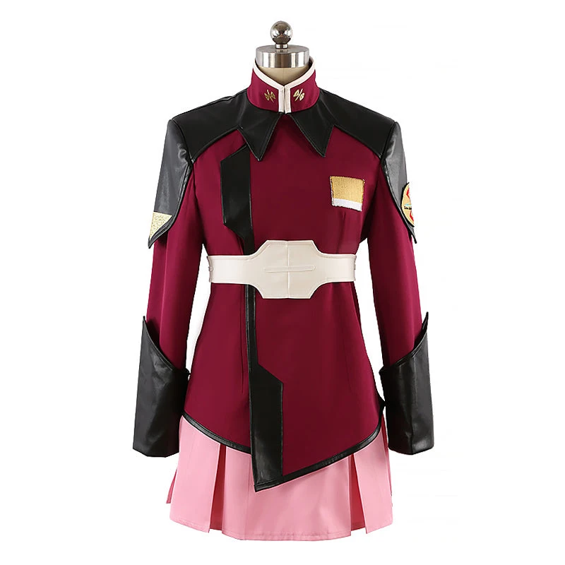 Mobile Suit Gundam SEED lunamaria Hawke ZAFT red uniform pink skirt cosplay costume custom size