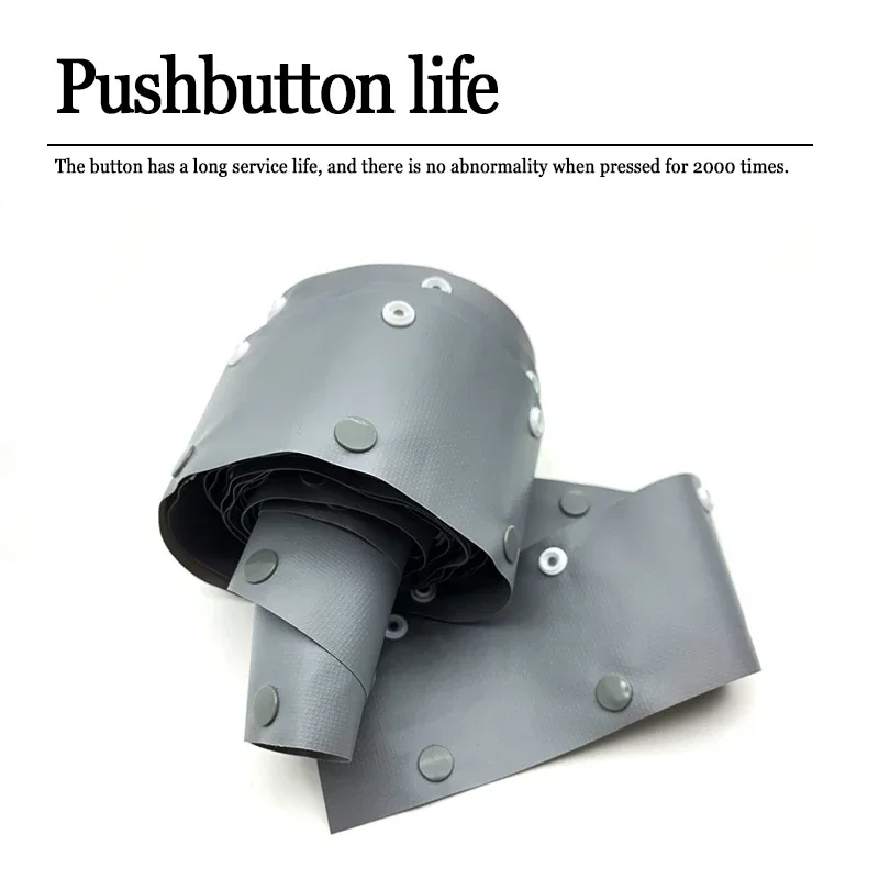 1M PVC Buckle End Tape Button Cable Protector Wire Wrap Cloth Wrap Sleeve PVC Cable Tube