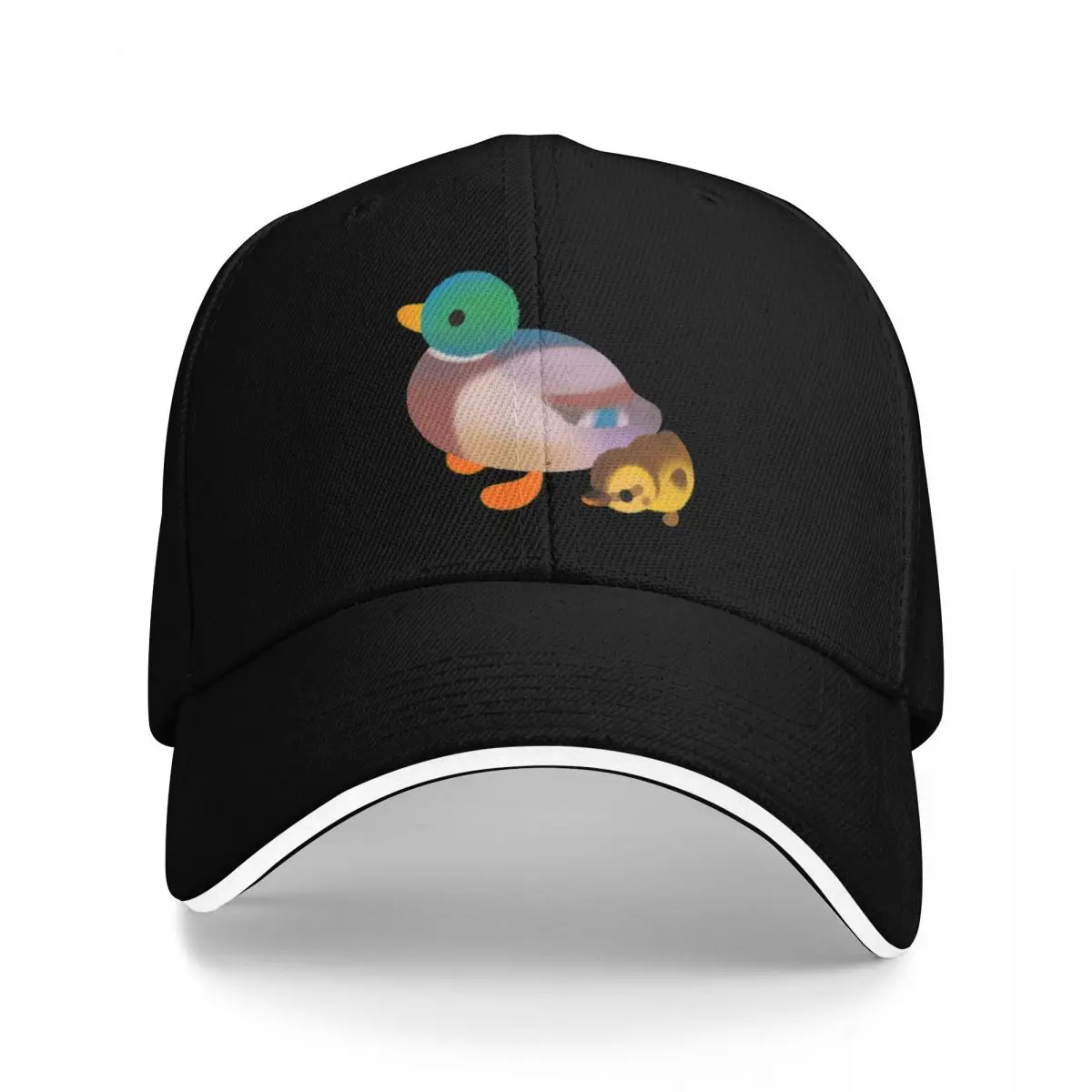 Duck and Duckling - dark Baseball Cap Uv Protection Solar Hat Golf Mens Tennis Women's