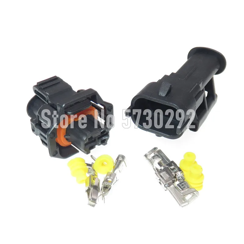 2P 1928403874 1928404226 Diesel Fuel Common Rail Injector Socket Wiring Harnes Crankshaft Sensor Socket For Bosch Ford Renault
