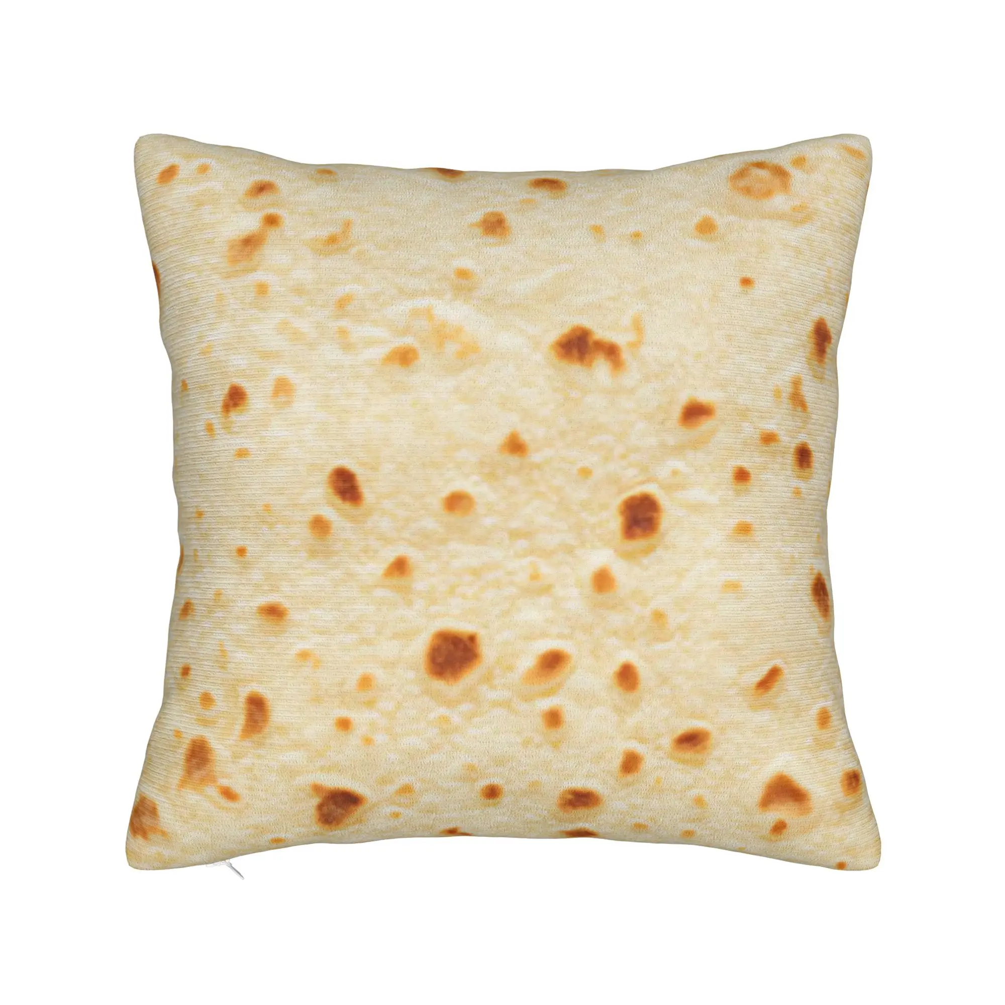 Burrito Tortilla Wrap Pillow Case  Print Pillow Cover For Living Room Bed Chair Novelty Cushion Cover