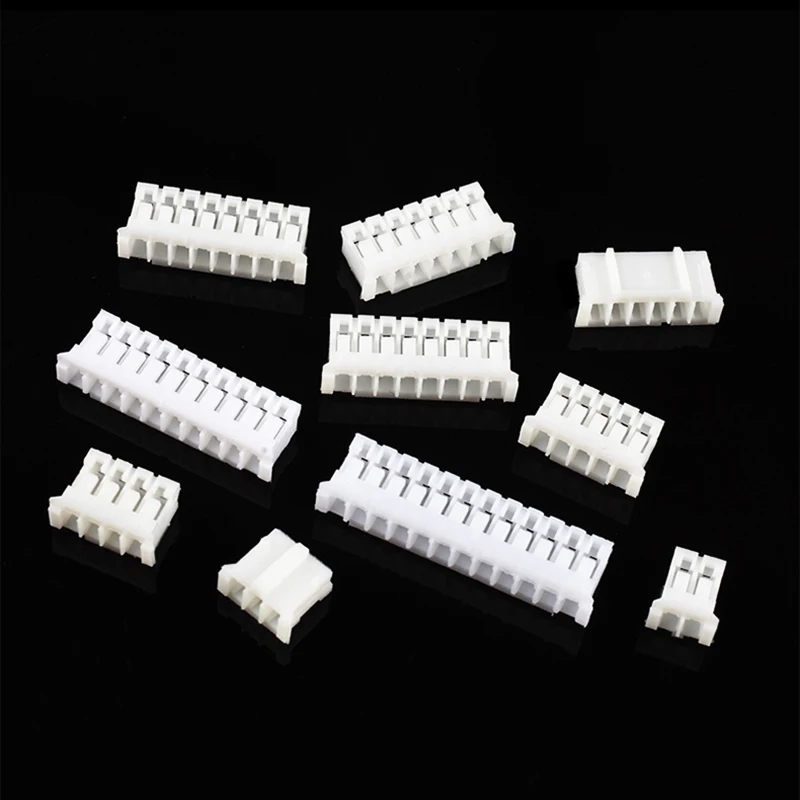 50Pcs PH2.0 Connectors PH-Y Housing 2.0MM 2mm 2P/3P/4P/5P/6P/7P/8P/9P/10P/11/12P Female Plastic Shell Plug Wire Cable Pin Header