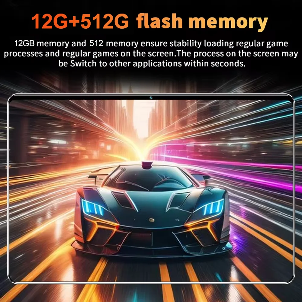 أجهزة لوحية جديدة 10.1 بوصة ثماني النواة وذاكرة وصول عشوائي 12 جيجابايت وذاكرة قراءة فقط وكاميرا مزدوجة وبطاقات SIM وواي فاي وبلوتوث وجوجل بلاي وأندرويد 14